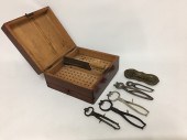 SUGAR CUTTER IN PINE BOX AND R