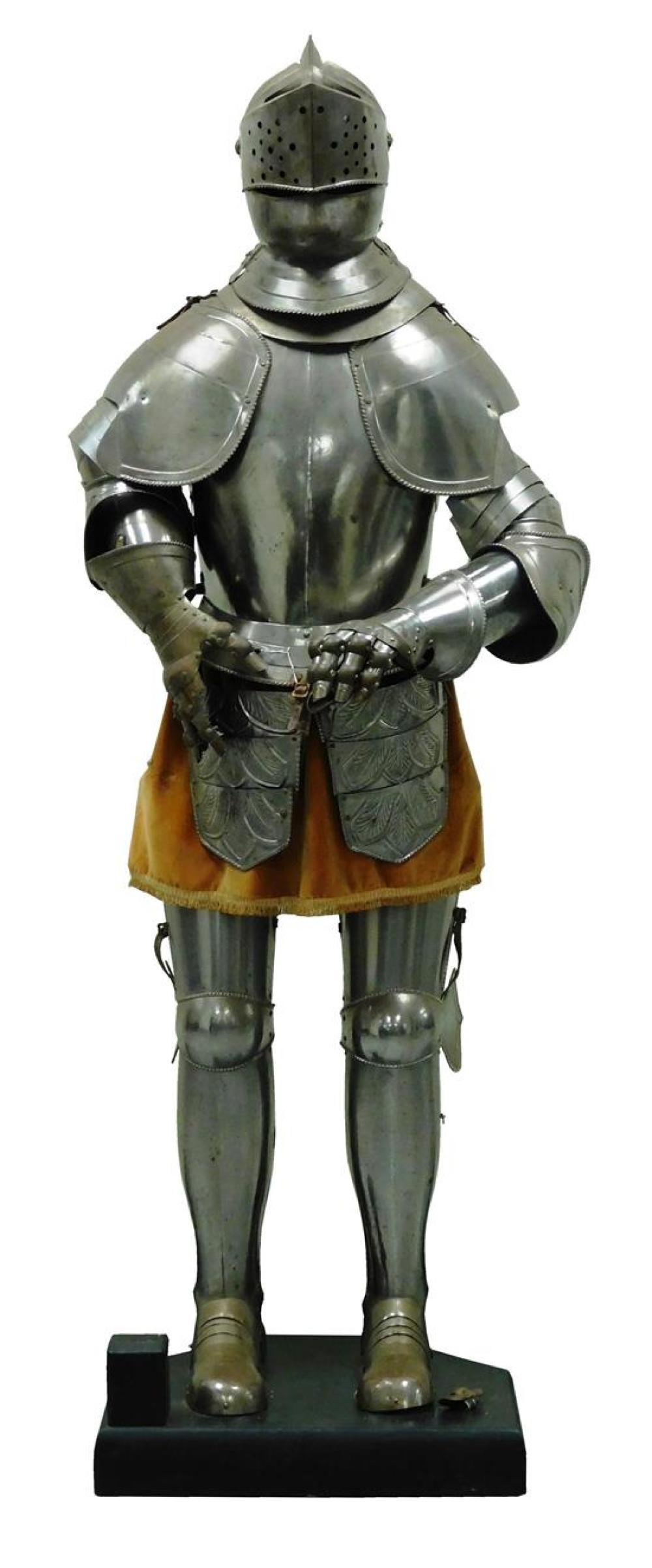 SUIT OF ARMOR, SEVILLE, SPAIN, C.