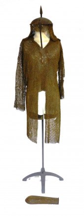 SUIT OF CHAIN NAIL ARMOR, ARAB