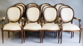 SUITE OF 12 LOUIS XVI STYLE PA