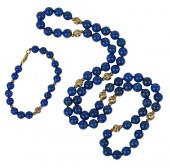 SUITE OF 14 KARAT YELLOW GOLD