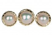 SUITE OF 14 KARAT YELLOW GOLD