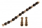 SUITE OF 18 KARAT ROSE GOLD, D