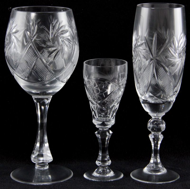 Suite of Cut Crystal
