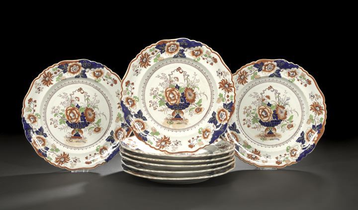 Suite of Eight English Ironstone
