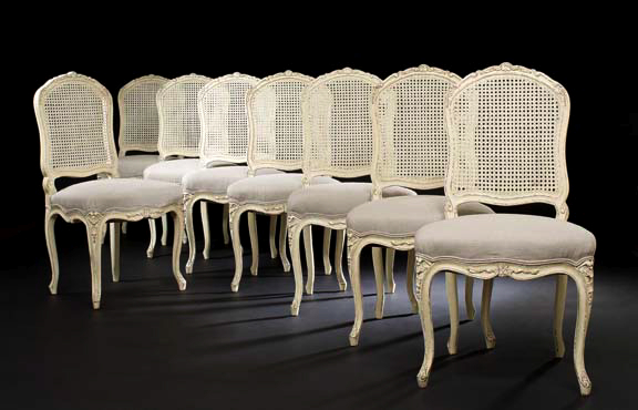 Suite of Eight Louis XV-Style