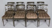 SUITE OF EIGHT REGENCY EBONIZE