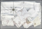SUITE OF EMBROIDERED TABLE LIN