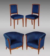 SUITE OF ENGLISH INLAY CLUB AN