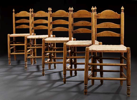 Suite of Five English Oak