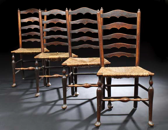 Suite of Four Country English Oak
