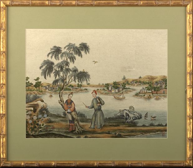 Suite of Four Framed Chinese