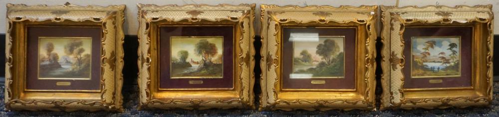 SUITE OF FOUR ITALIAN MINIATURE
