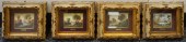 SUITE OF FOUR ITALIAN MINIATUR