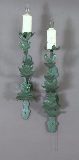 Suite of Four Large Wrought-Iron
