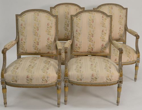 SUITE OF FOUR LOUIS XVI STYLE