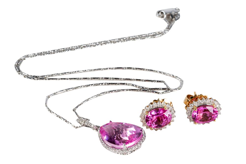 SUITE OF GOLD, DIAMOND, & SYNTHETIC