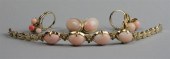 SUITE OF LADY'S YELLOW GOLD AN