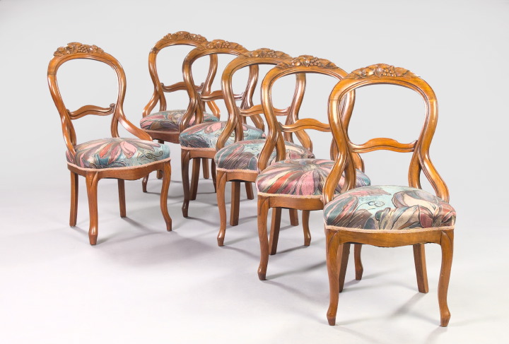 Suite of Six American Rococo