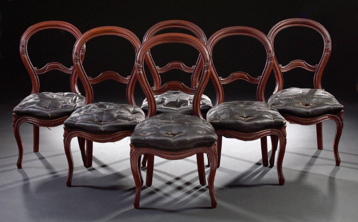 Suite of Six American Rococo