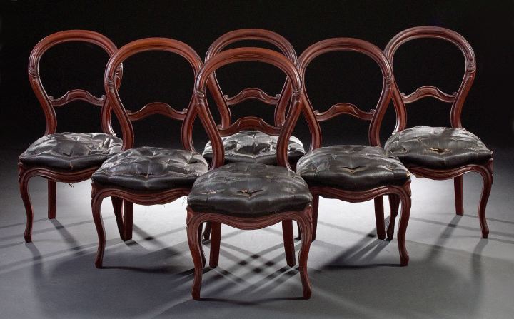 Suite of Six American Rococo