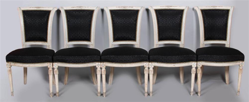 SUITE OF SIX DIRECTOIRE WHITE