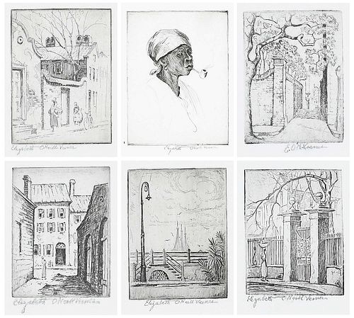 SUITE OF SIX ELIZABETH VERNER