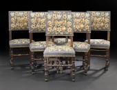 Suite of Six English Oak Sidec