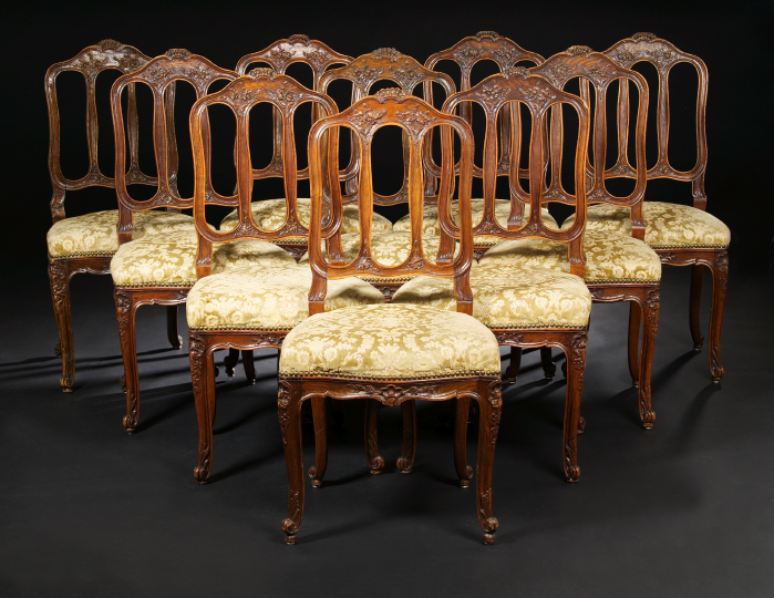 Suite of Ten Provincial Louis