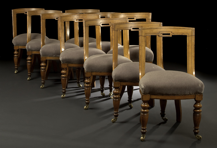 Suite of Ten William IV Oak and