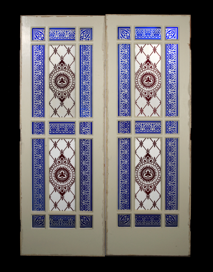 Suite of Three American Blue and