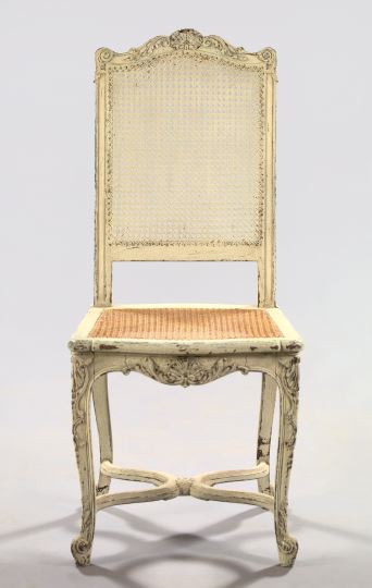 Suite of Three Louis XV-Style Caned