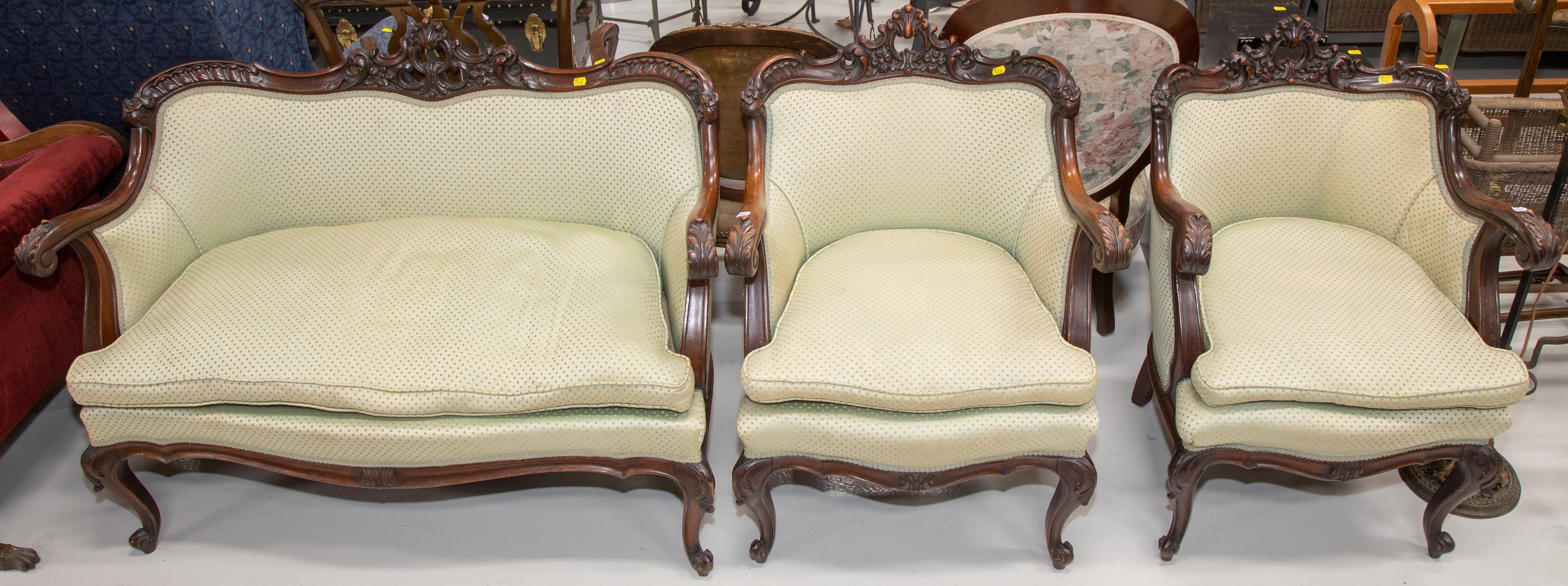 SUITE OF VICTORIAN ROCOCO PARLOR