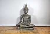 SUKHOTHAI PERIOD BRONZE BUDDHA