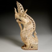 SUKHOTHAI STYLE GLAZED NAGA HE
