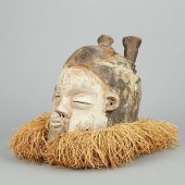 SUKU HEMBA AFRICAN HELMET MASK
