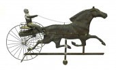 SULKY AND HORSE WEATHERVANE, M