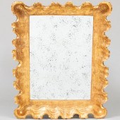 SULLIVAN CARVED GILTWOOD MIRRO
