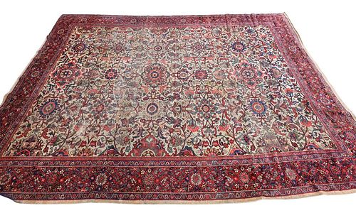 SULTANABAD ORIENTAL CARPET, 11'