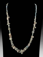 SUMERIAN FAIENCE & STONE BEADE