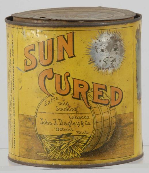 Sun Cured Tobacco Can.  Description