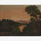 "SUN-RISE" ANTIQUE FOLK OIL LA