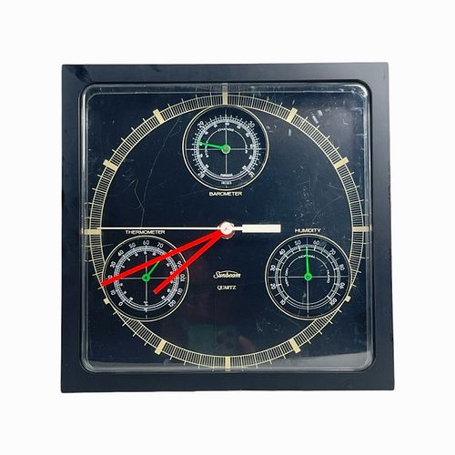 SUNBEAM BAROMETER THERMOMETER
