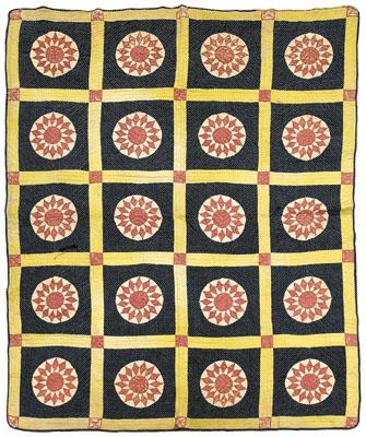 Sunburst variant Georgia quilt,