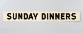 SUNDAY DINNERS SIGNA metal sig