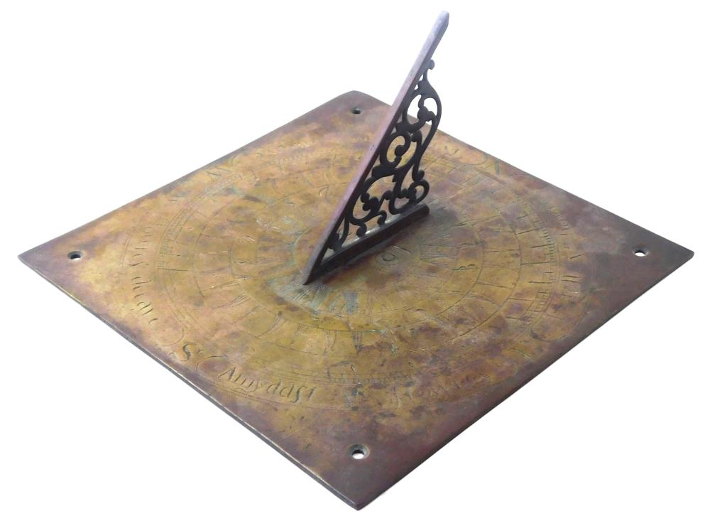 SUNDIAL, ENGLISH, GEORGE III STYLE,