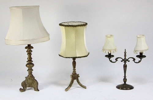 Sundry gilt wood and other table