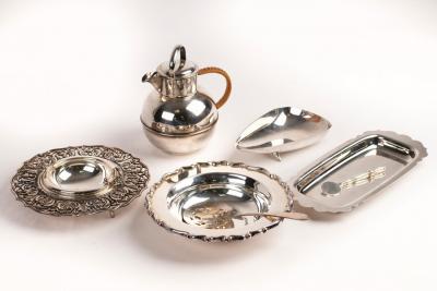 Sundry silver plate
