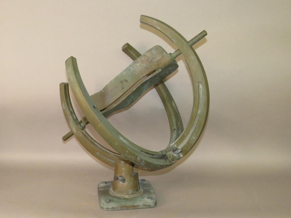 SUNQUEST SUNDIAL IN CAST BRONZE