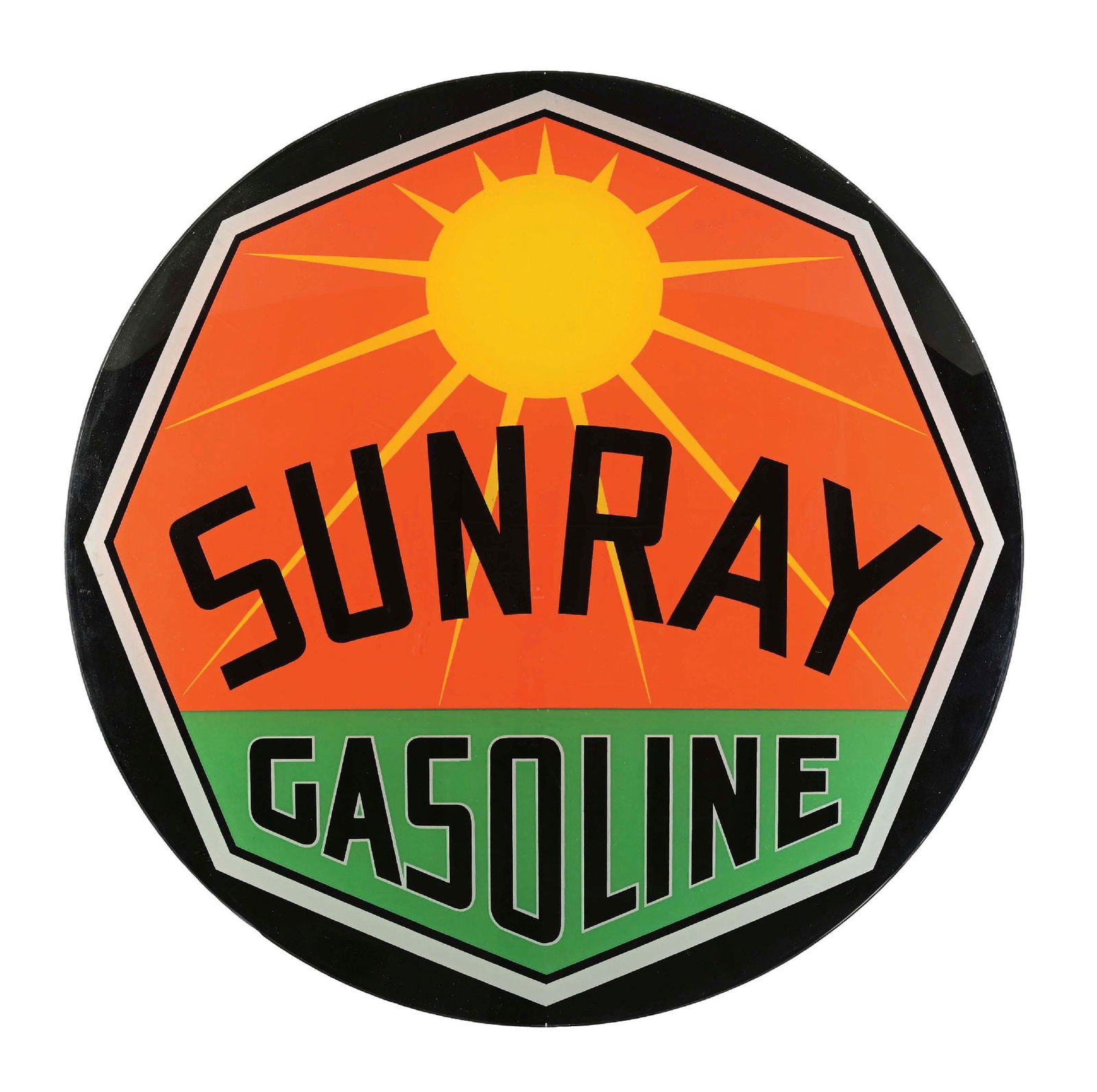 SUNRAY GASOLINE 13.25" SINGLE GLOBE